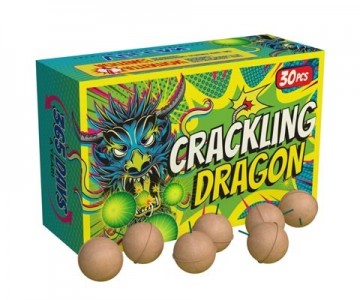 Crackling dragon knetterballen siervuurwerk belgie